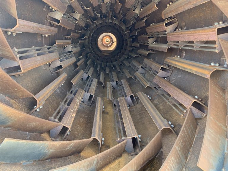 86″ x 32′ Custom Built Dryer/Trunnions Asphalt Producers Service